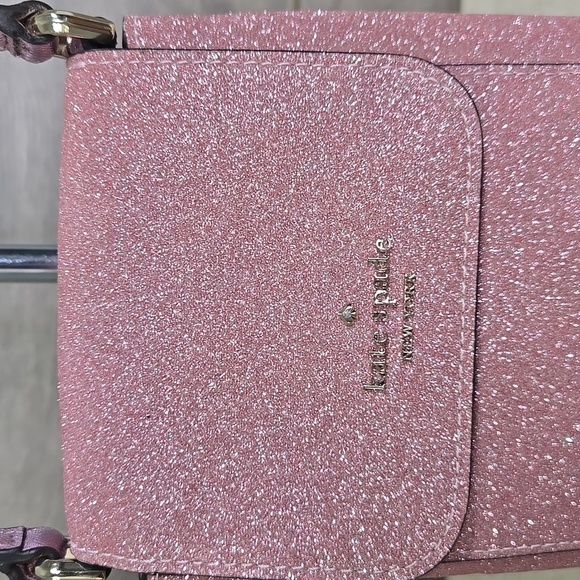 Kate Spade Lola Pink Glitter Crossbody Bag - Picture 3 of 10